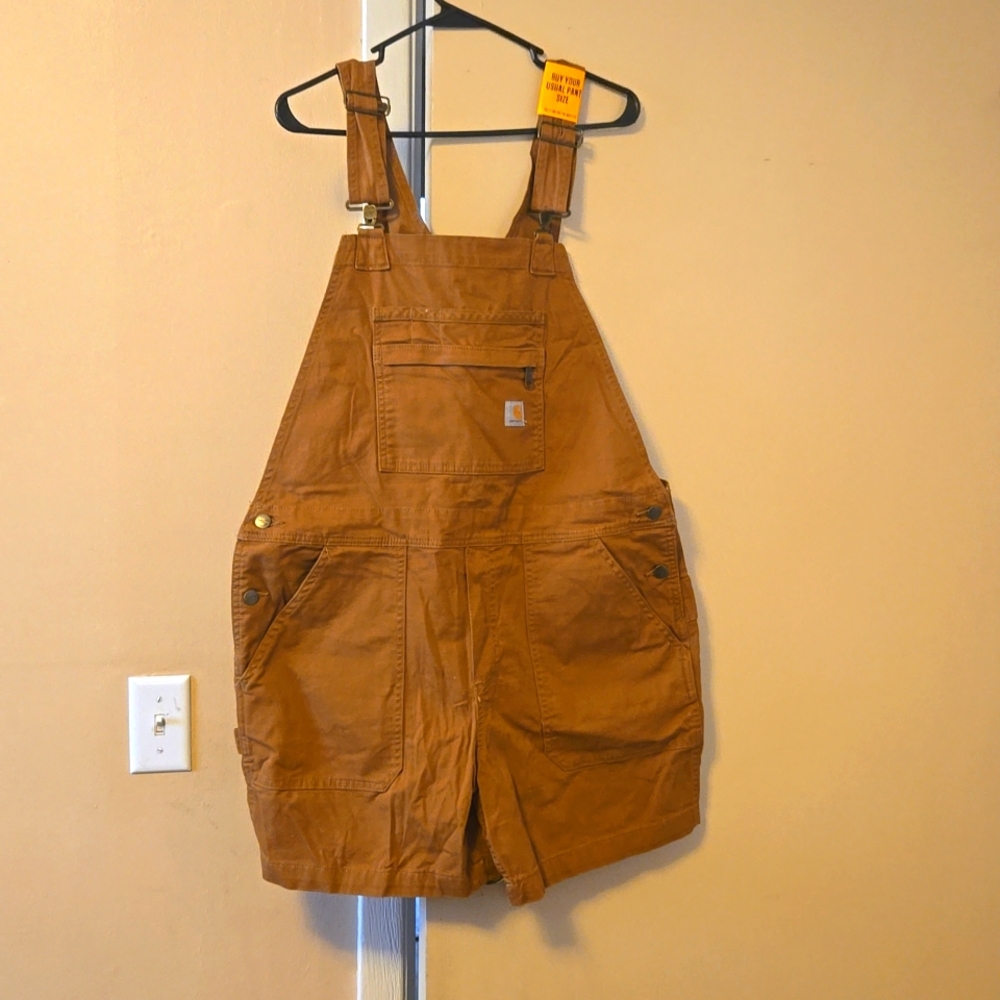 Carhartt overall shorts